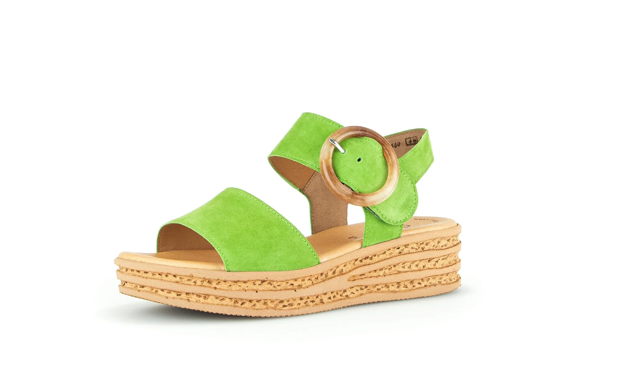 Sandales vertes en cuir - Image 6