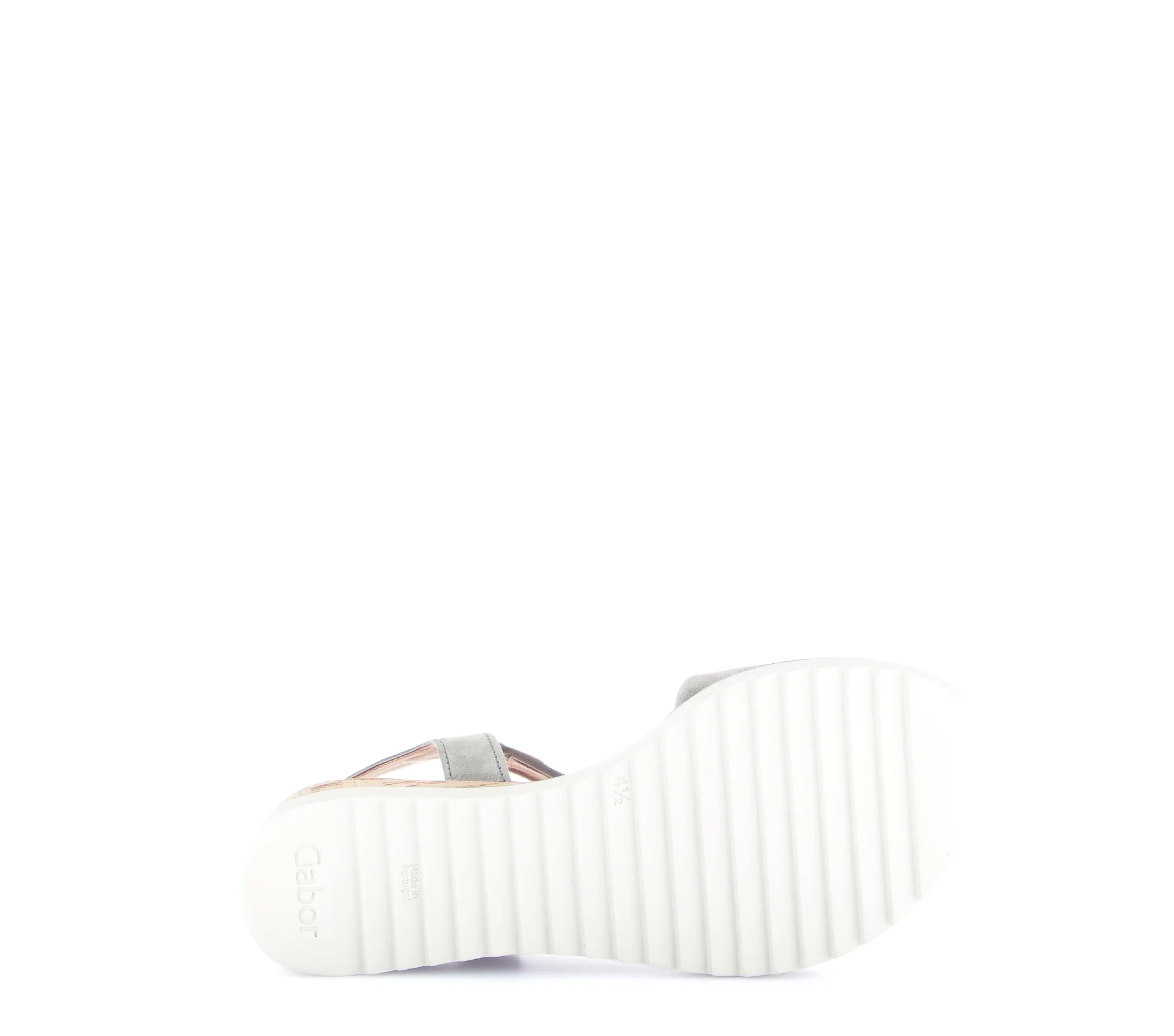 Sandales vertes en cuir velours - Image 6