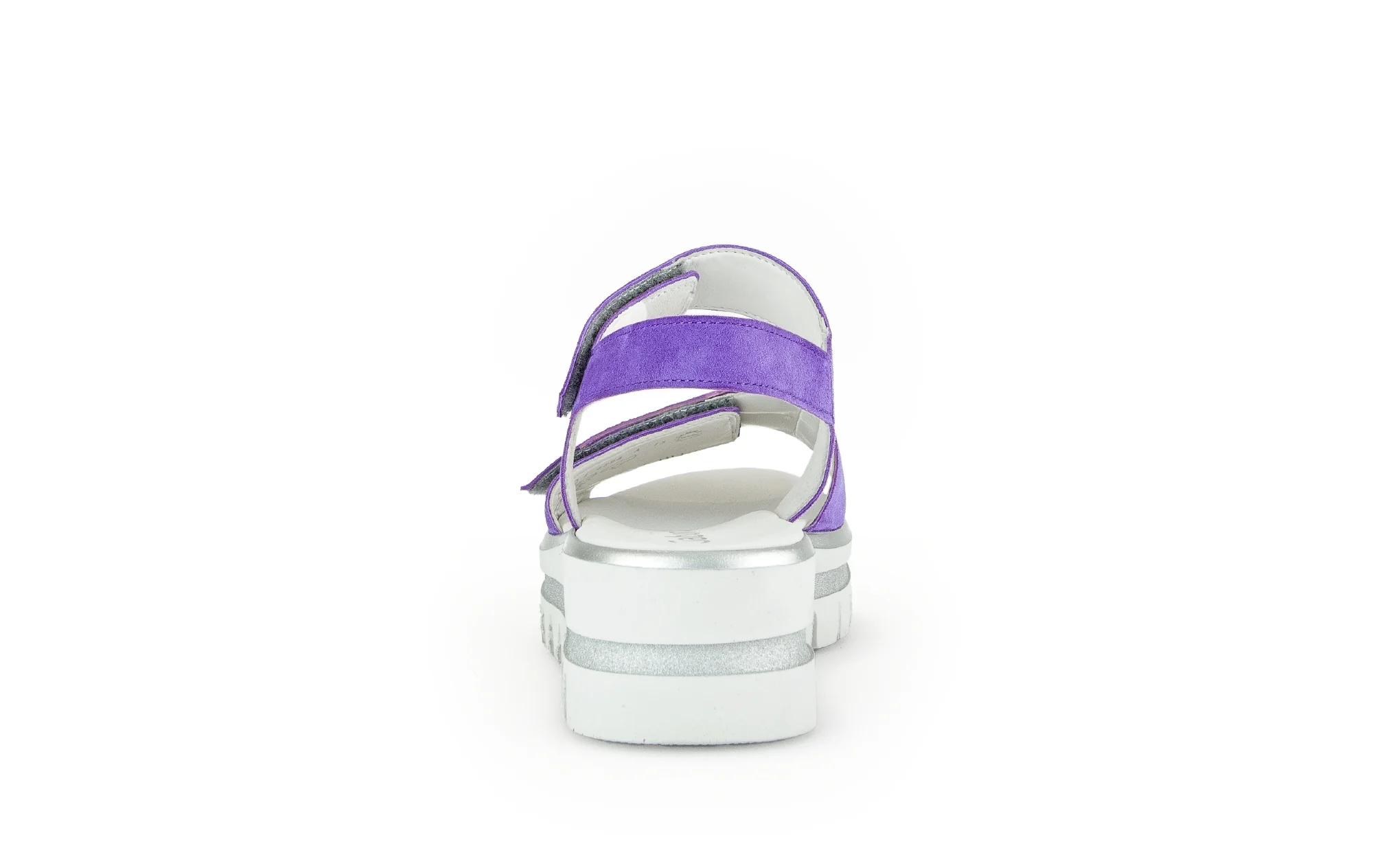 Sandales violettes en combinaison velours - Image 6