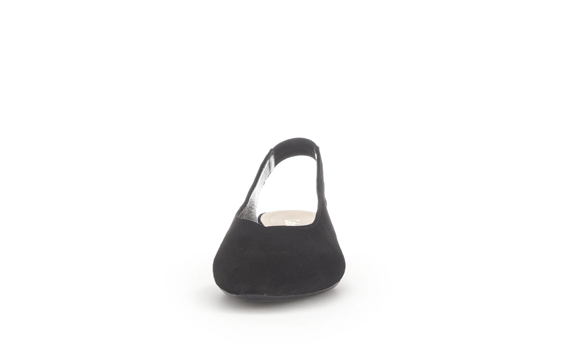 Slings noirs en cuir velours - Image 4