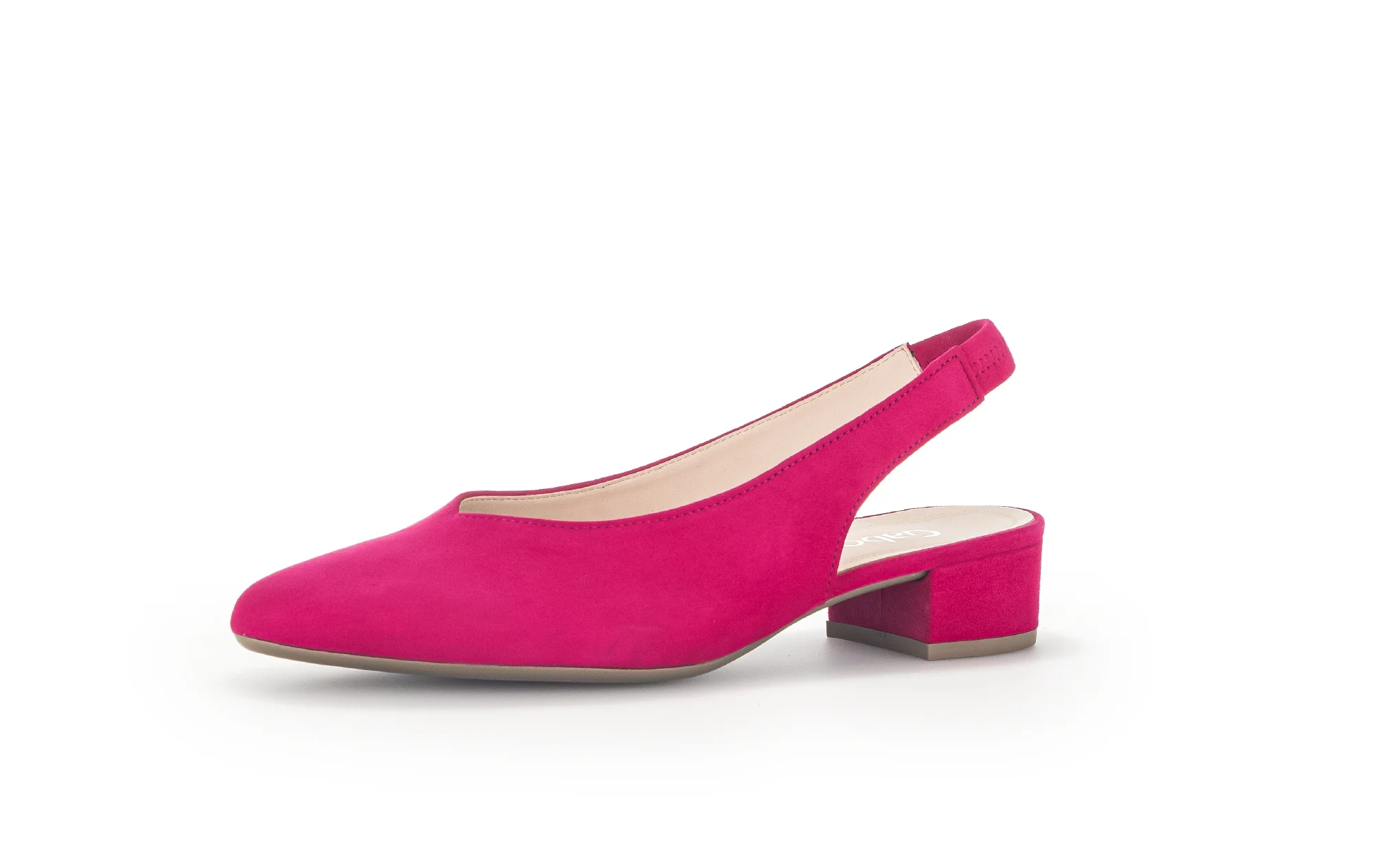 Slings pinks en cuir velours - Image 3