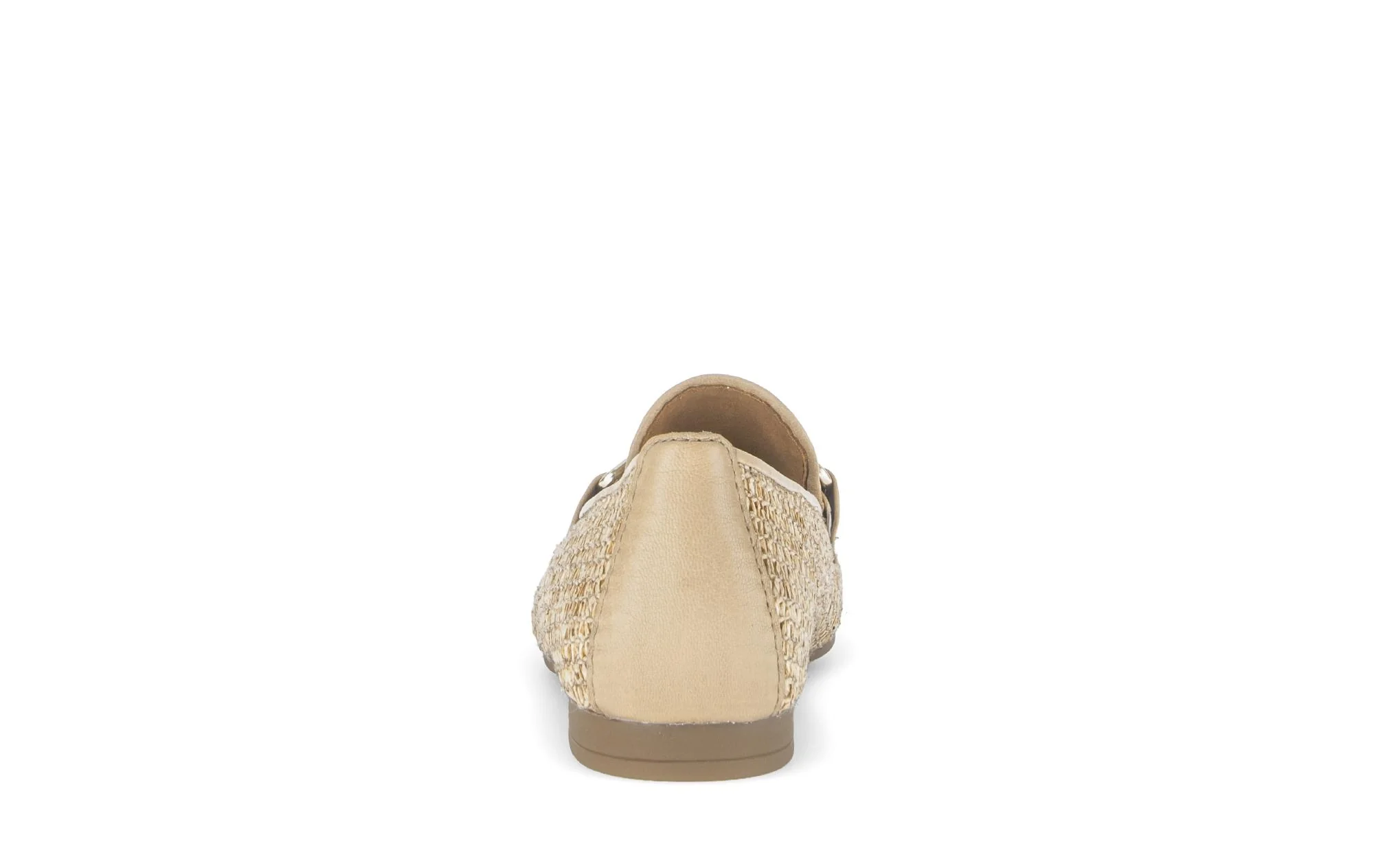 Mocassin beiges en cuir tressé - Image 4