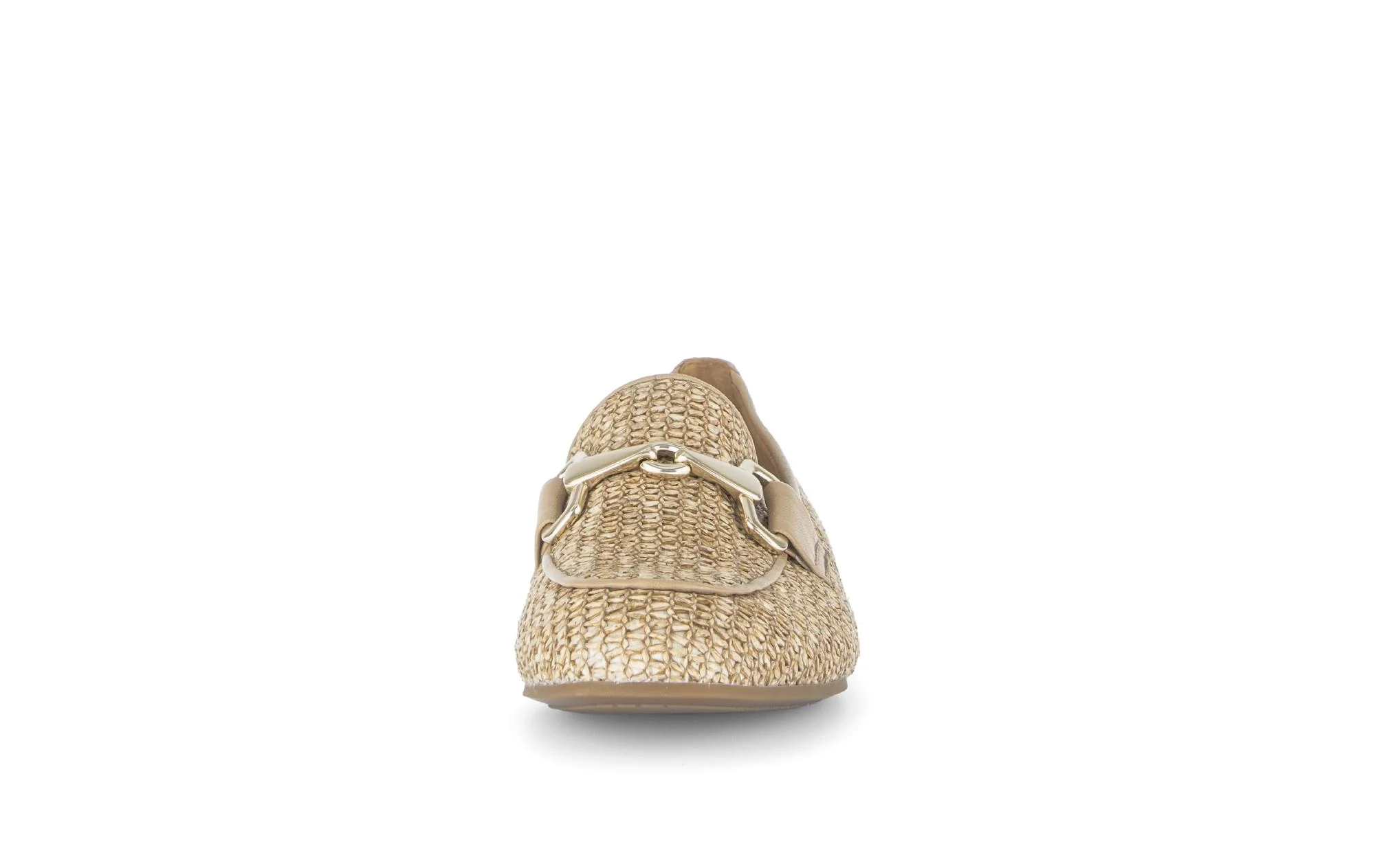 Mocassin beiges en cuir tressé - Image 5