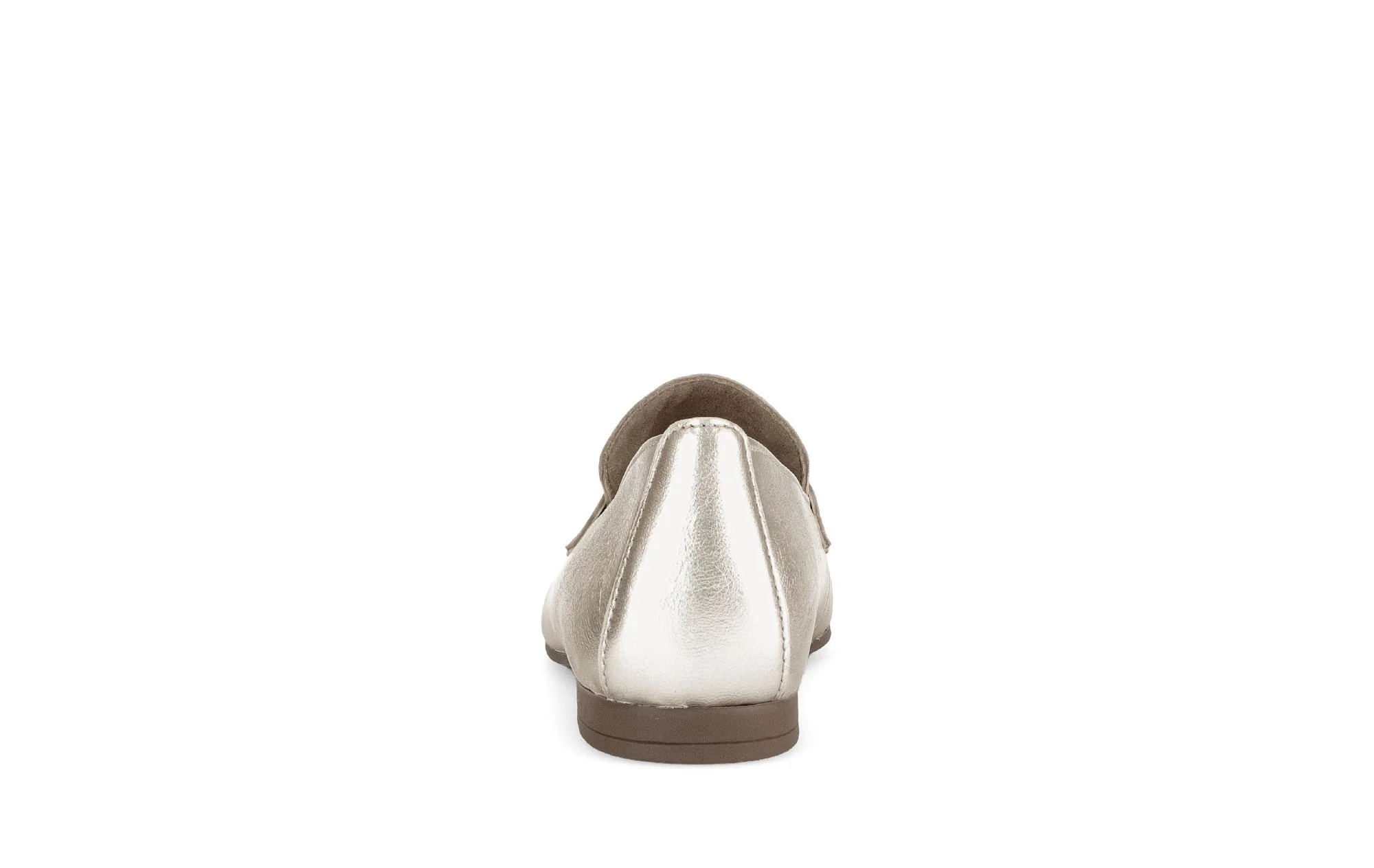 Mocassins dorés en cuir - Image 4