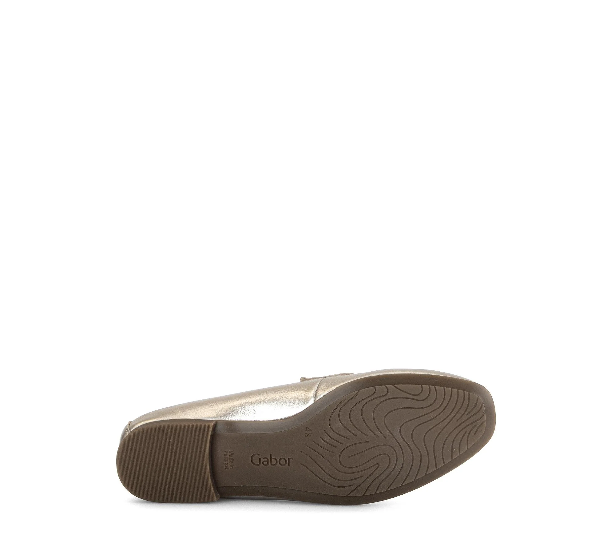 Mocassins dorés en cuir - Image 7