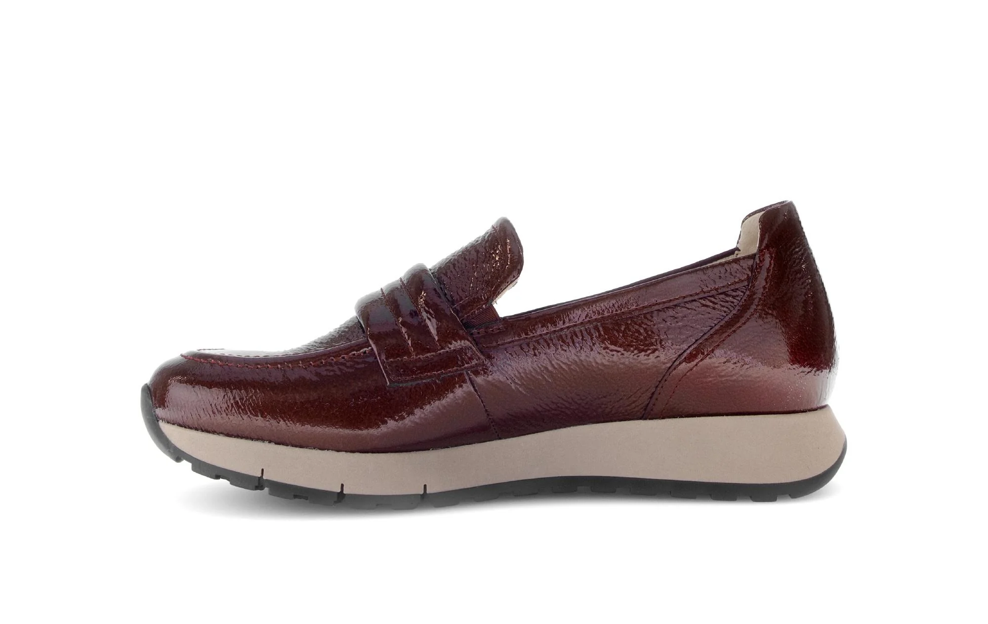 Slippers rouges en cuir vernis - Image 2