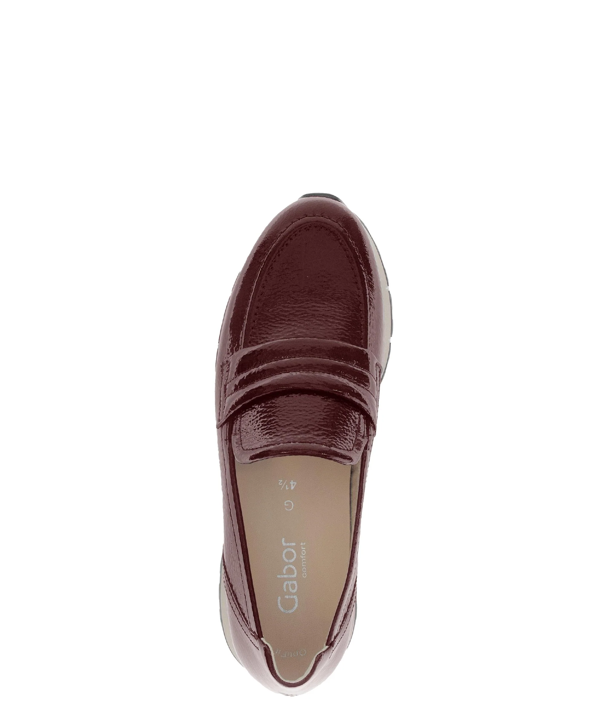 Slippers rouges en cuir vernis - Image 3