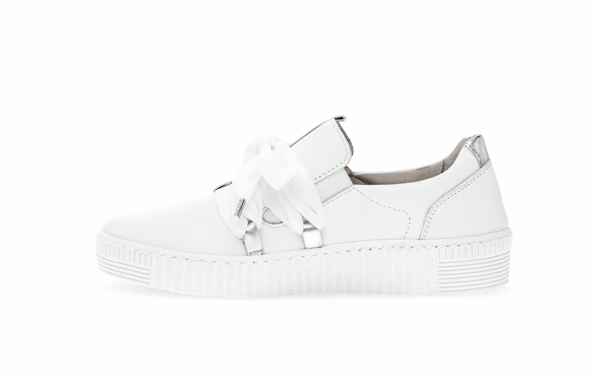 Sneakers blanches en cuir - Image 2