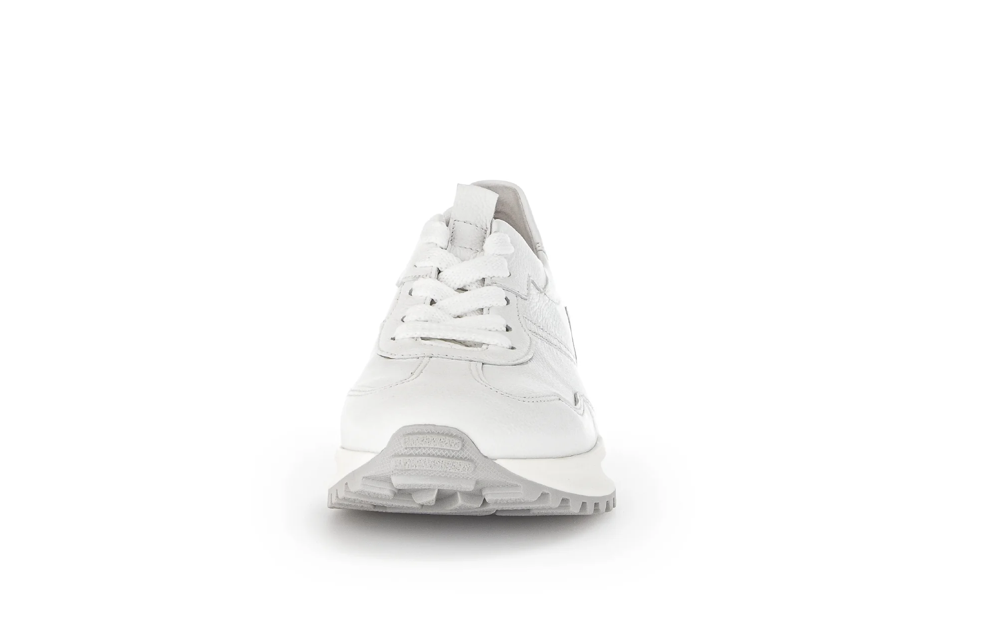 Sneakers blanches en cuir lisse - Image 3