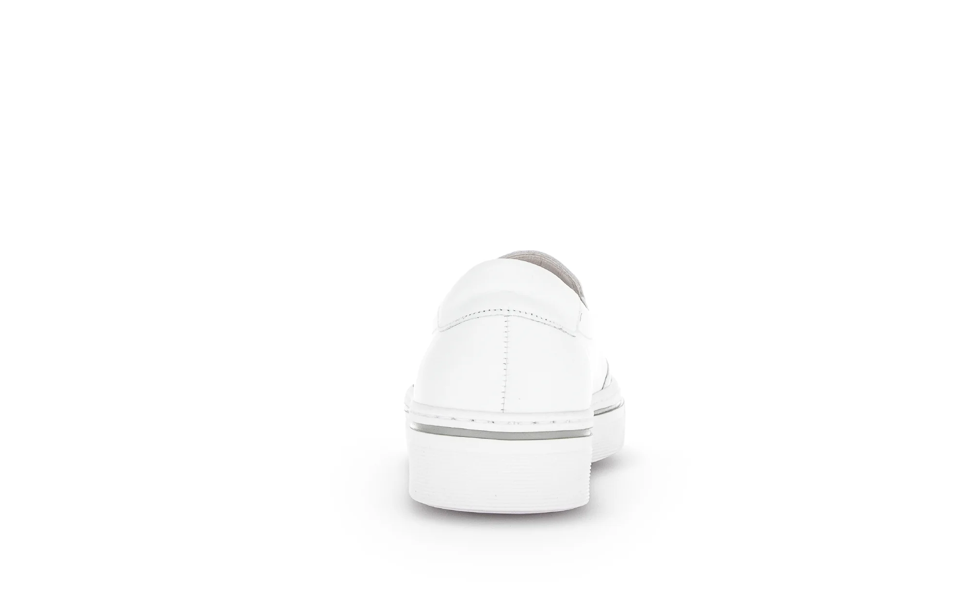 Sneakers blanches en cuir lisse - Image 4