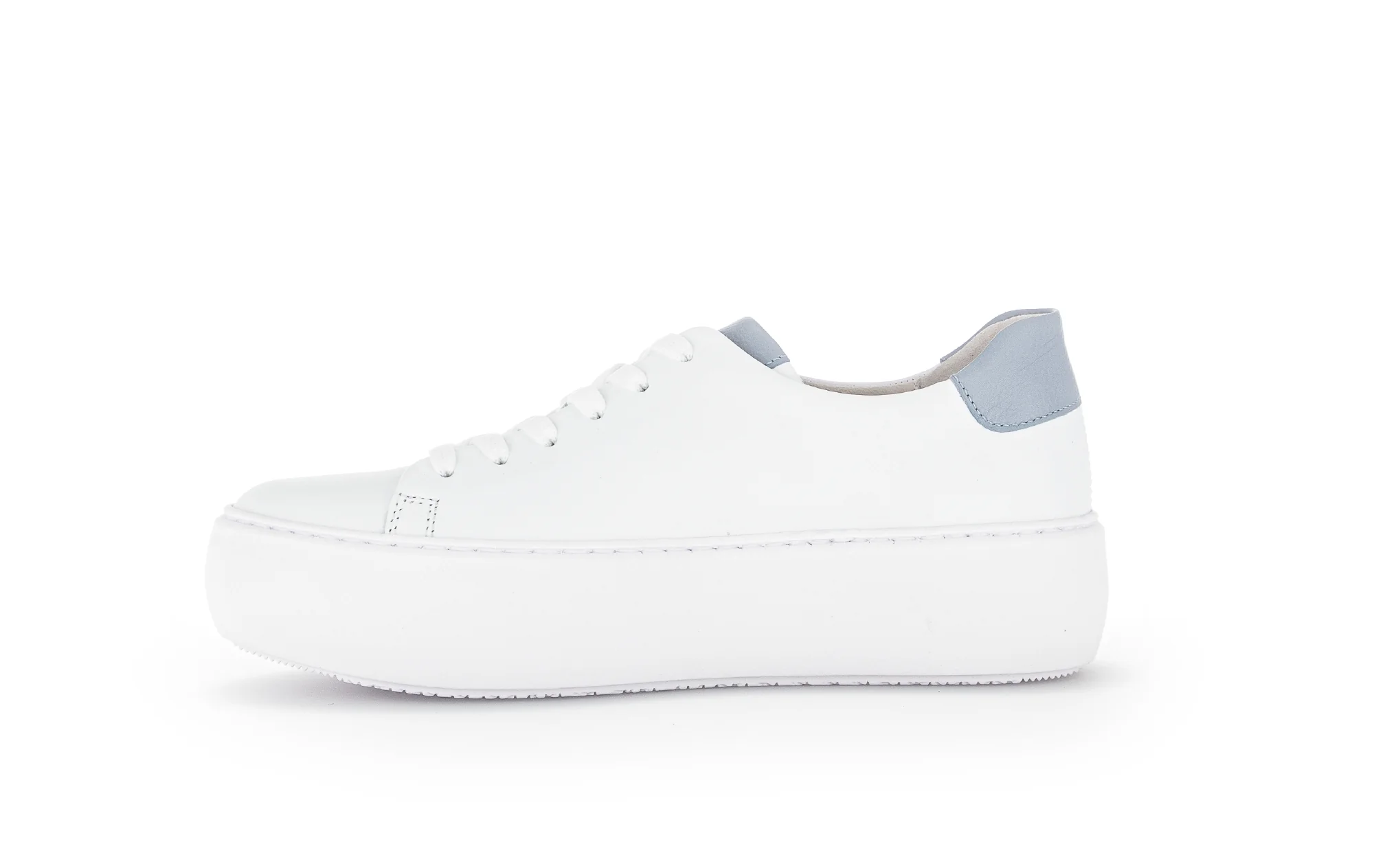 Sneakers blanches en cuir lisse - Image 2
