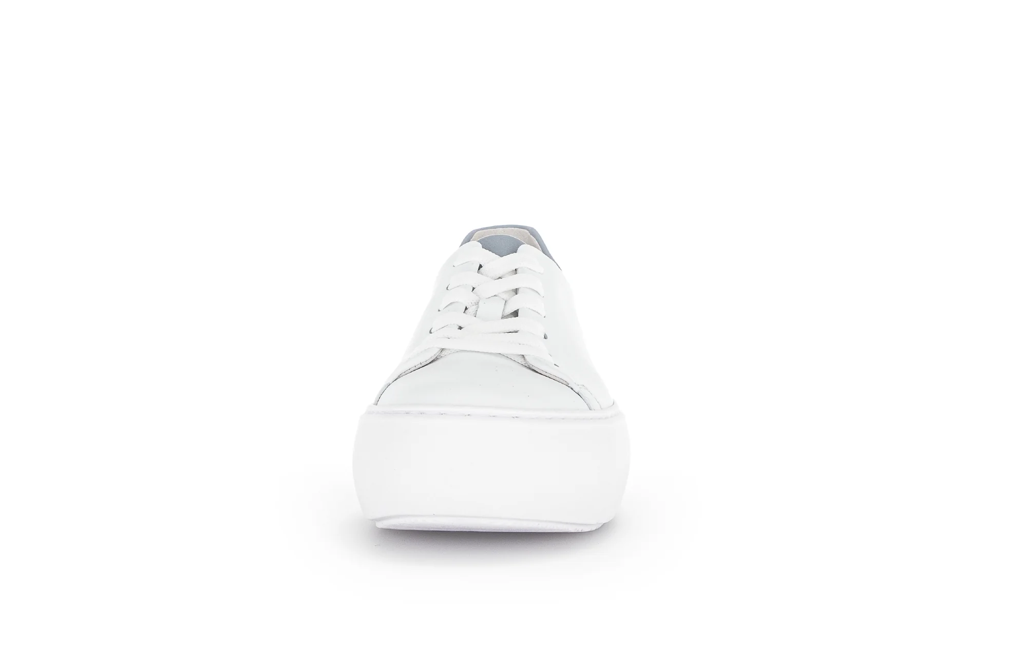 Sneakers blanches en cuir lisse - Image 3