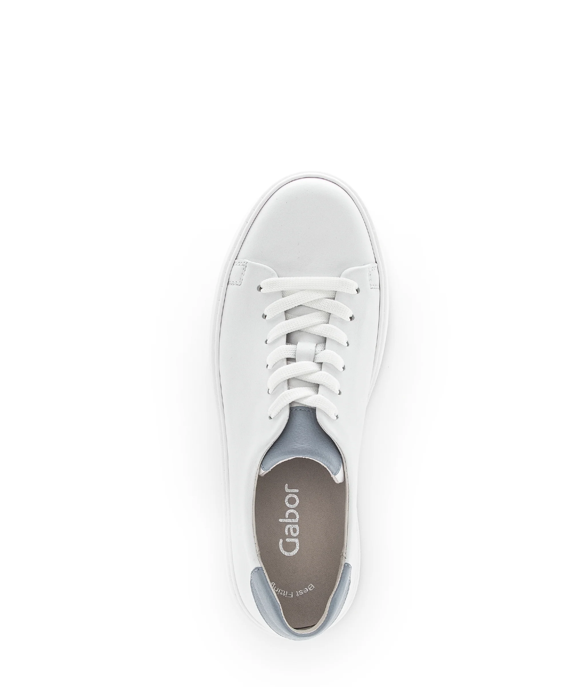 Sneakers blanches en cuir lisse - Image 6