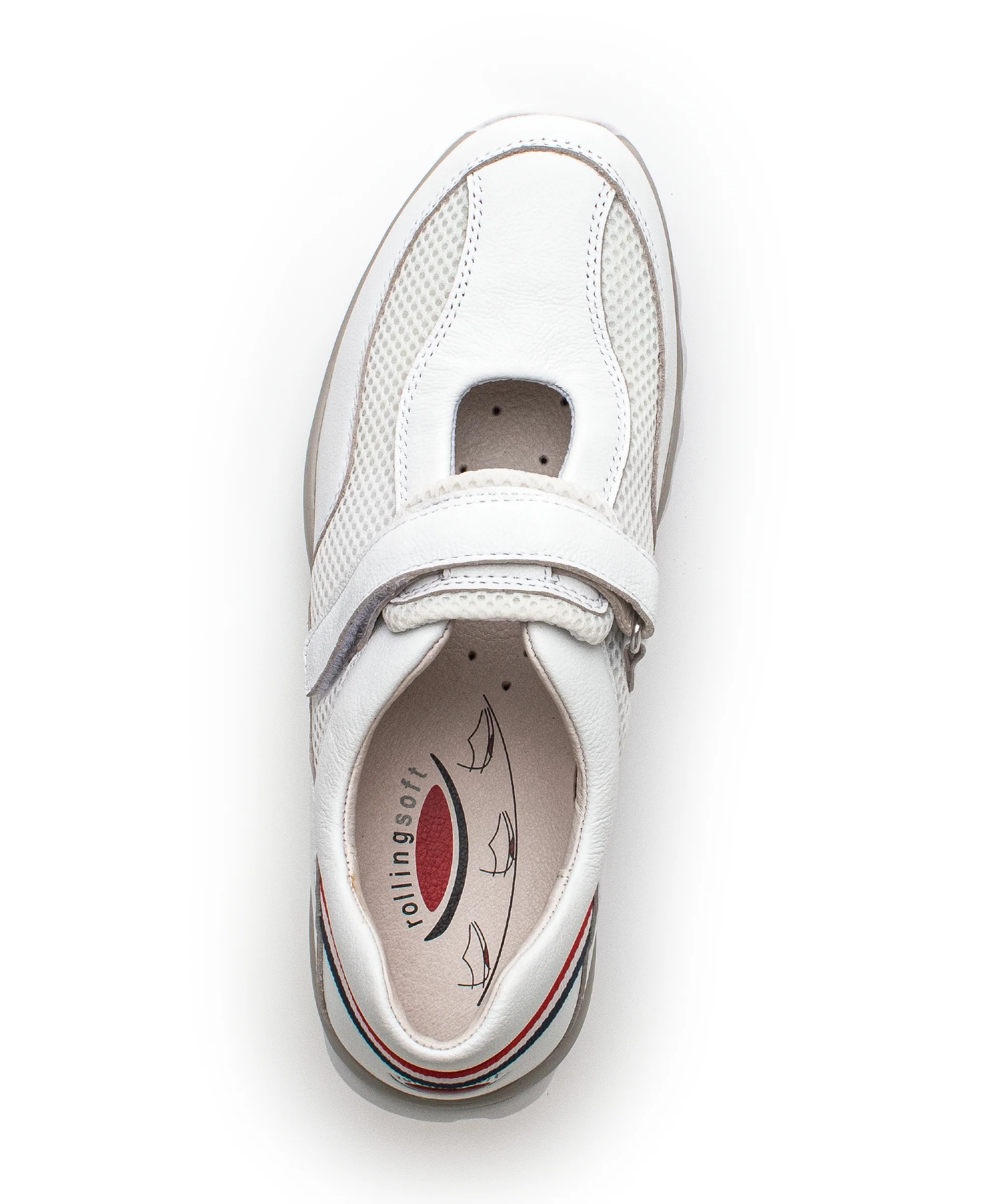 Sneakers blanches en textile - Image 6