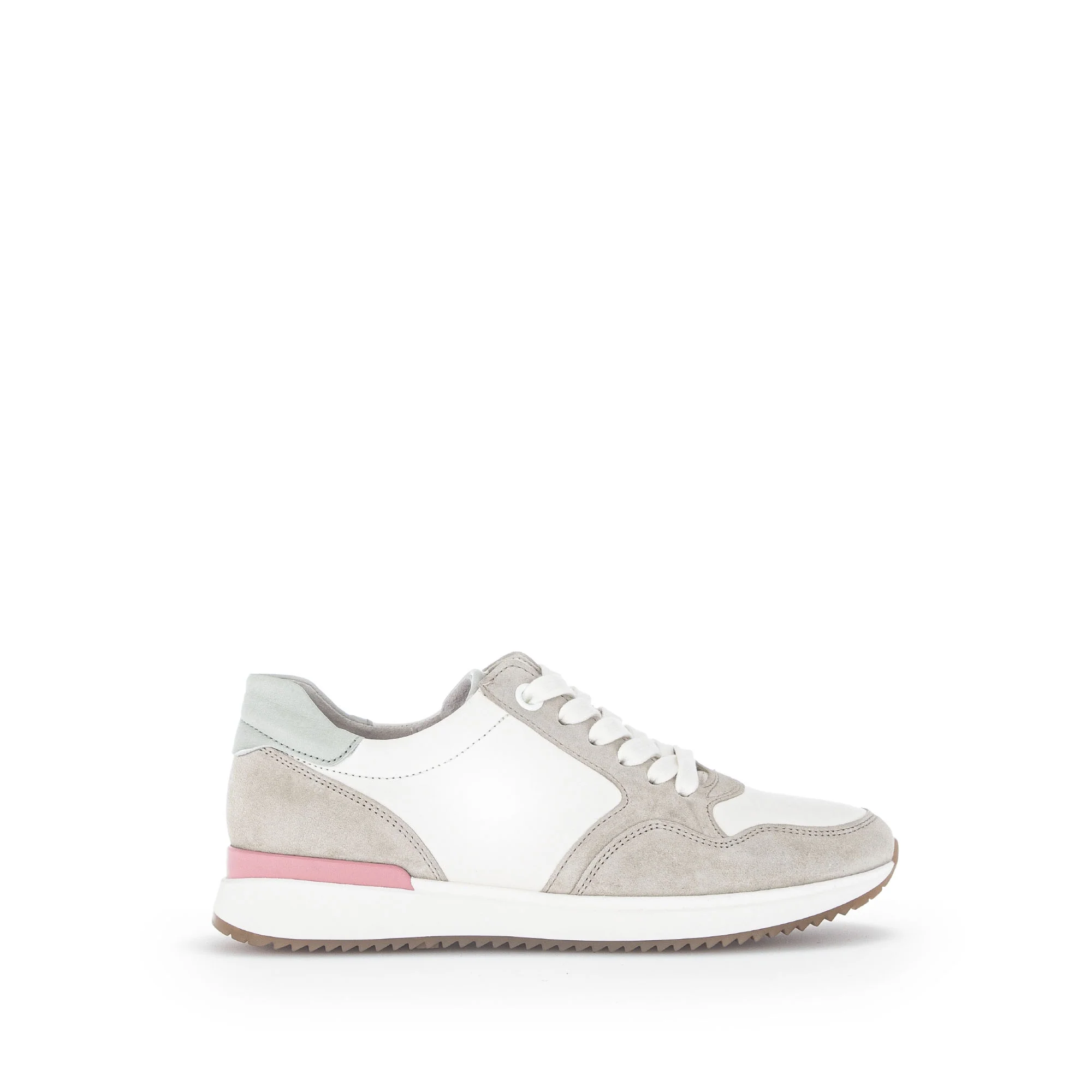 Sneakers écrues en suède