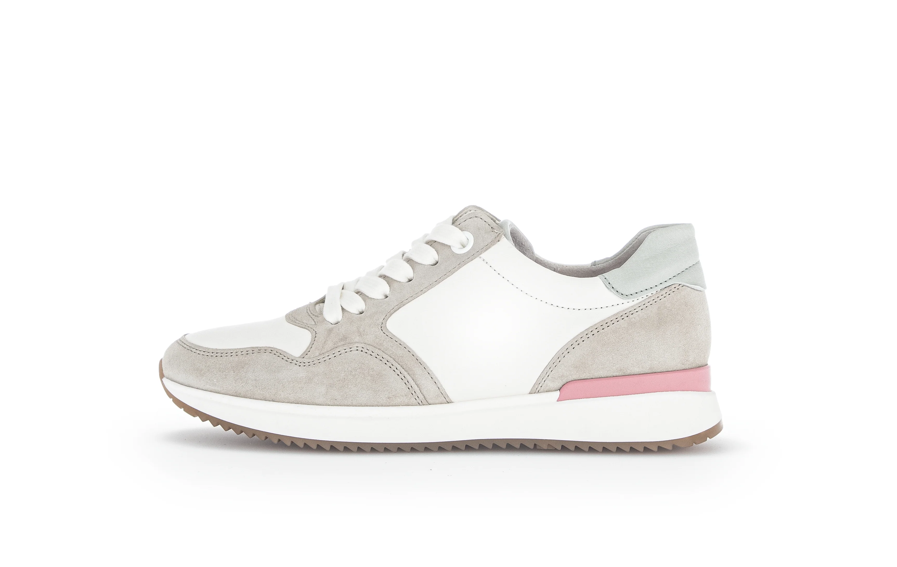 Sneakers écrues en suède - Image 2