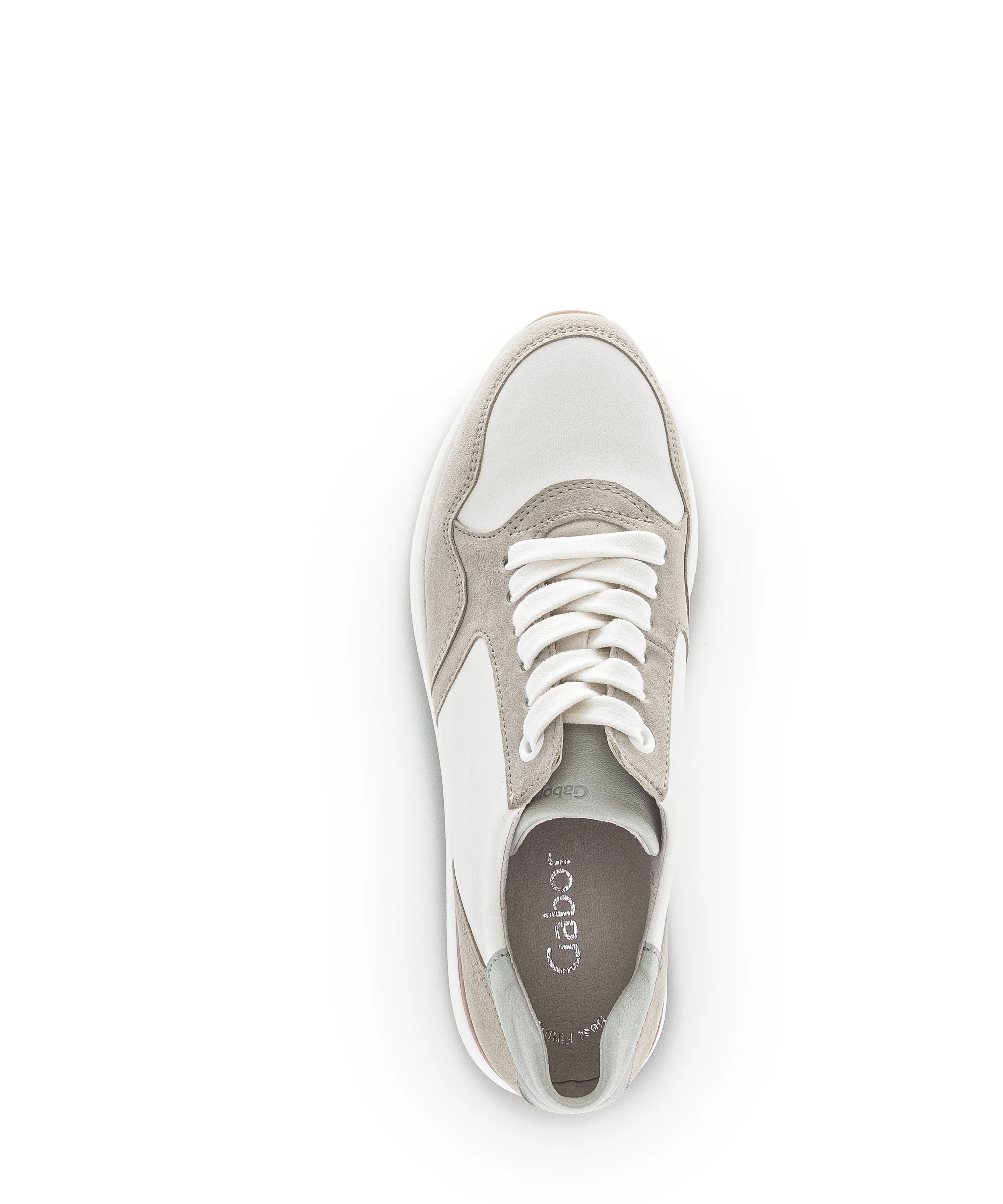 Sneakers écrues en suède - Image 6