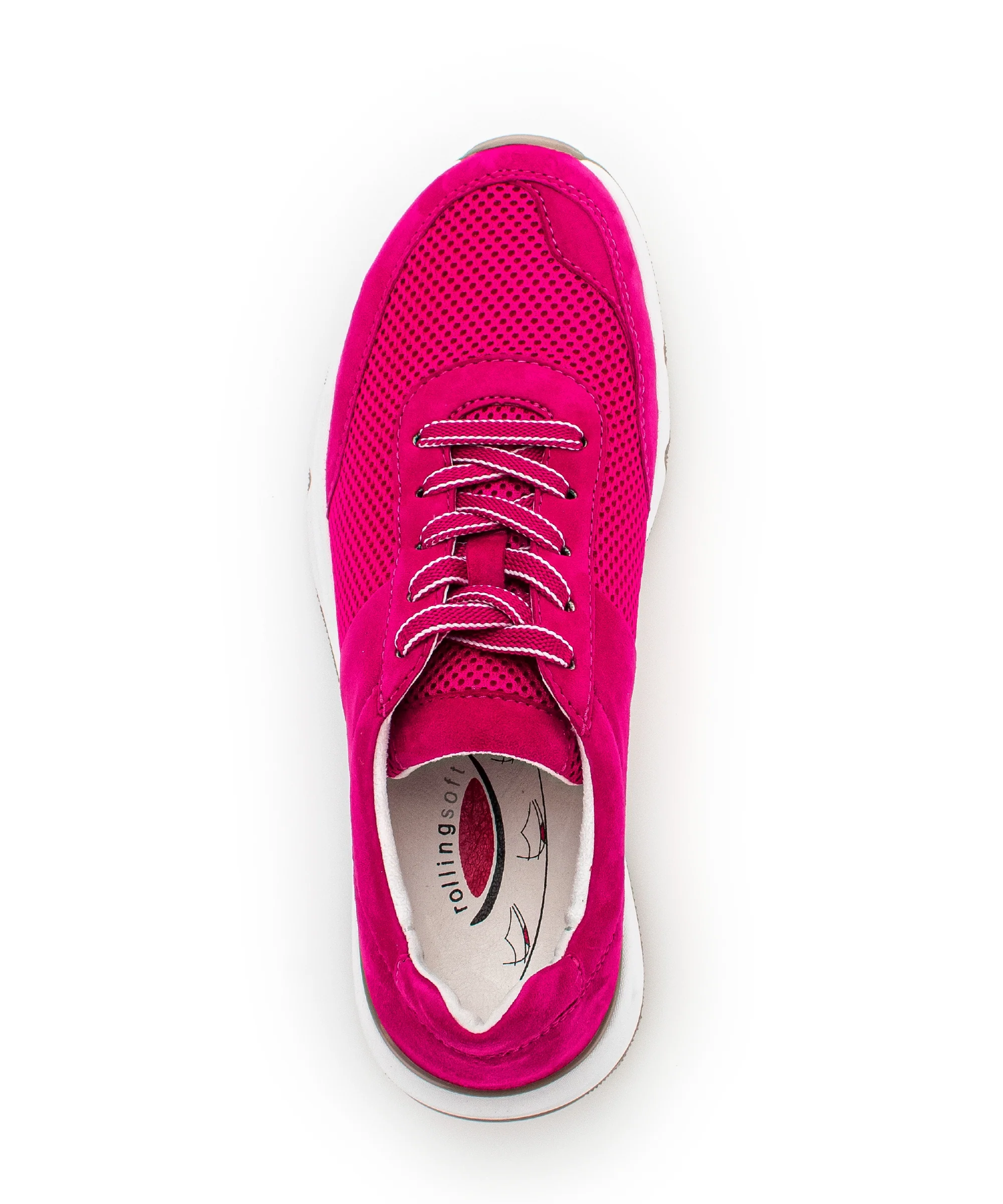 Sneakers fuchsia en textile - Image 6