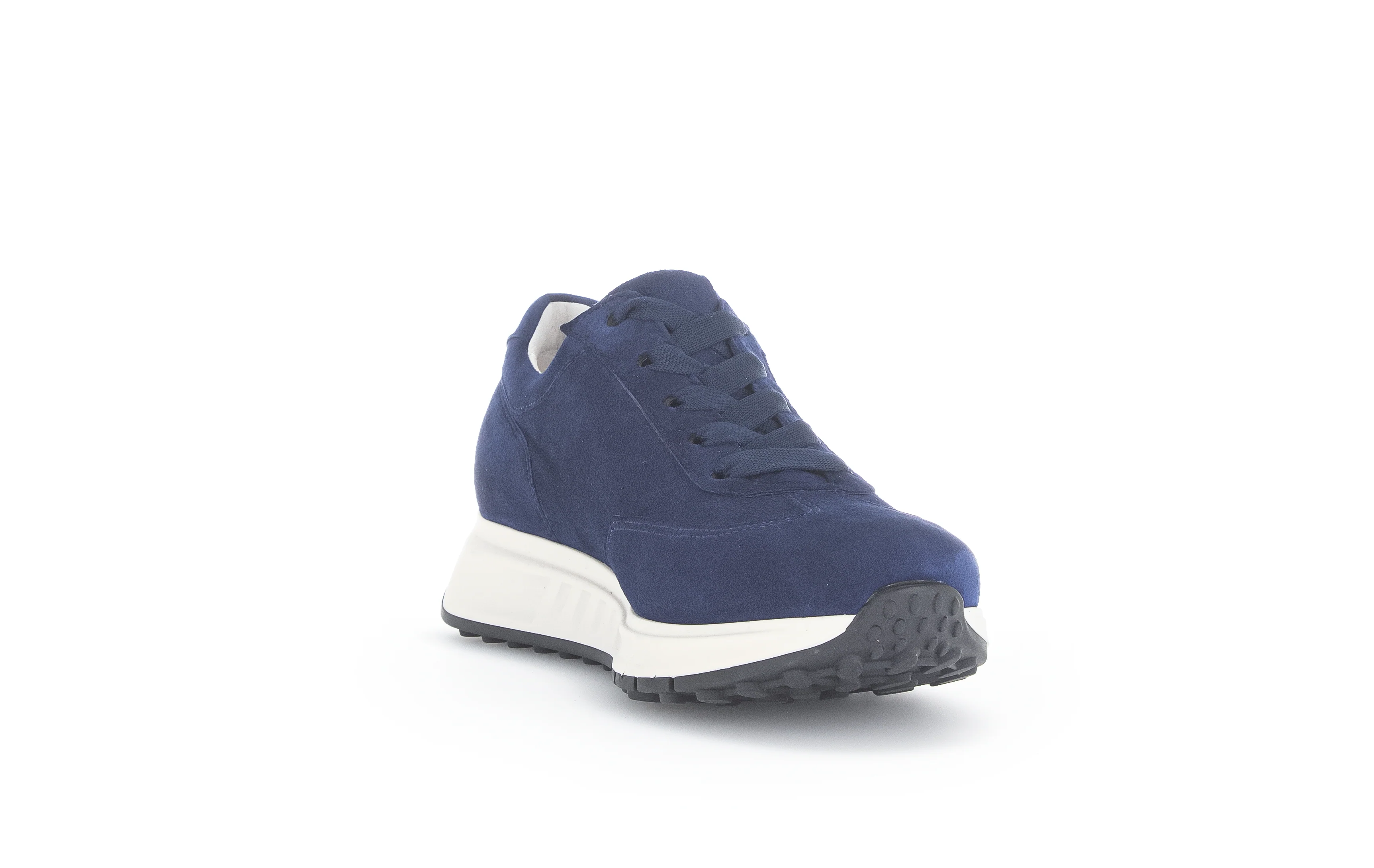 Sneakers marine en suède - Image 3