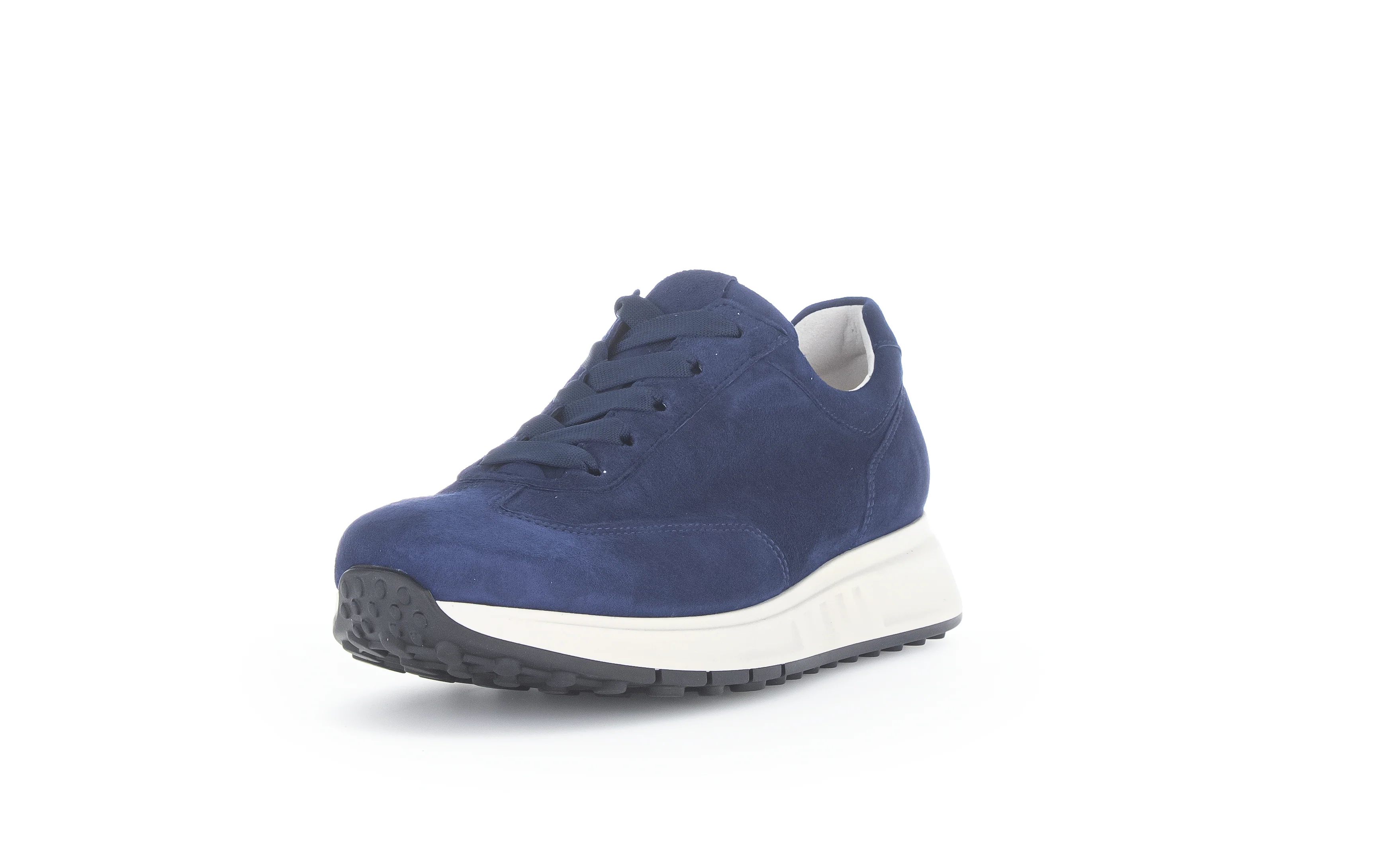 Sneakers marine en suède - Image 4