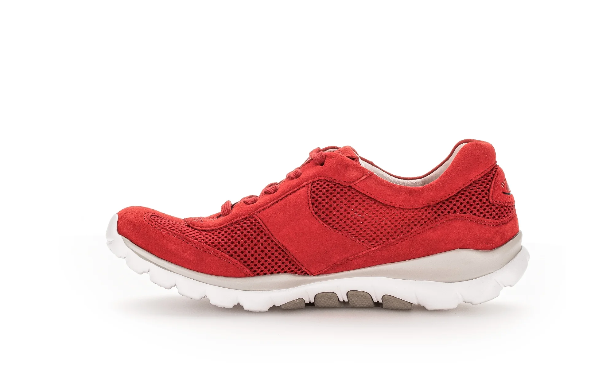 Sneakers rouges en textile - Image 2