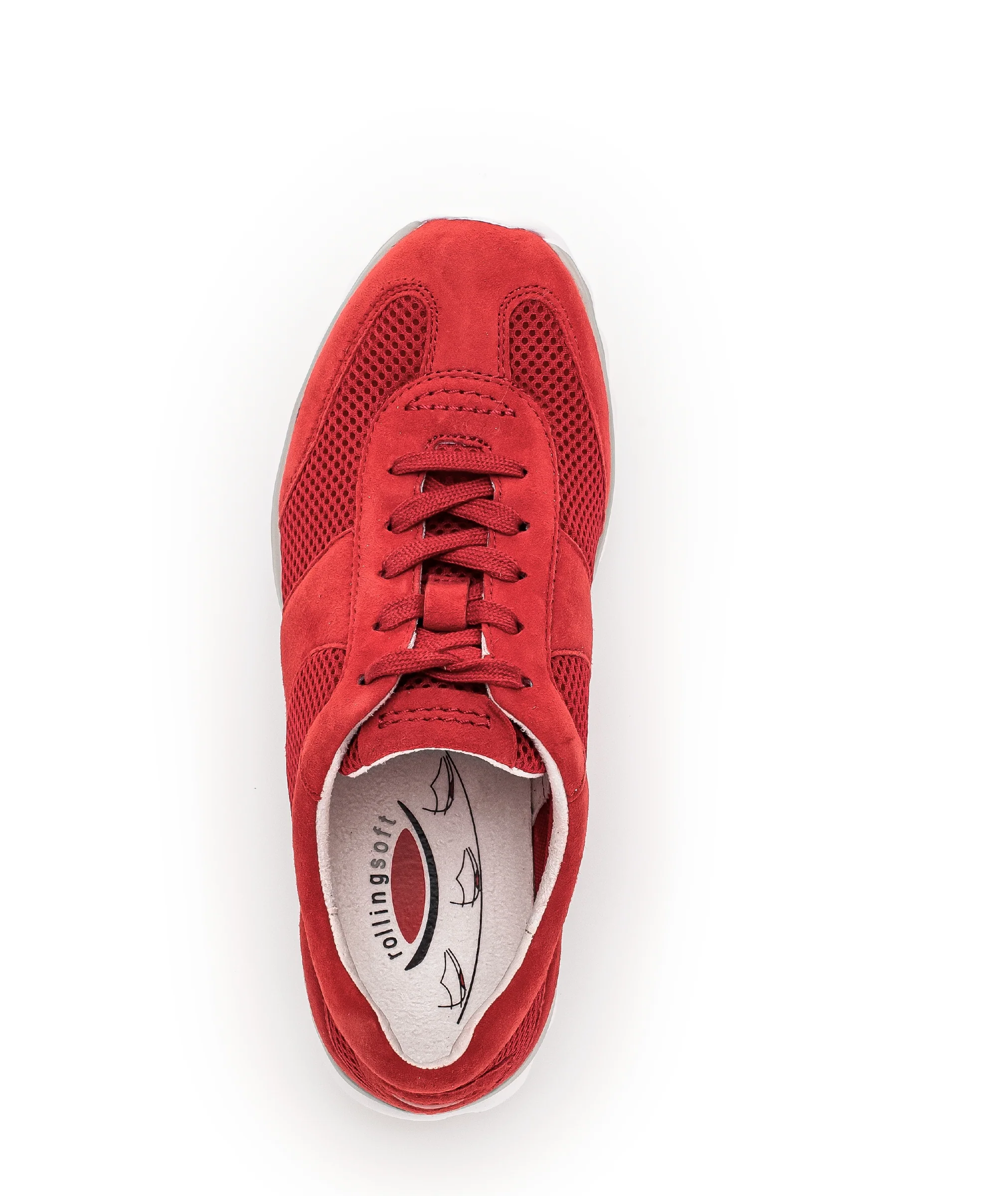 Sneakers rouges en textile - Image 6