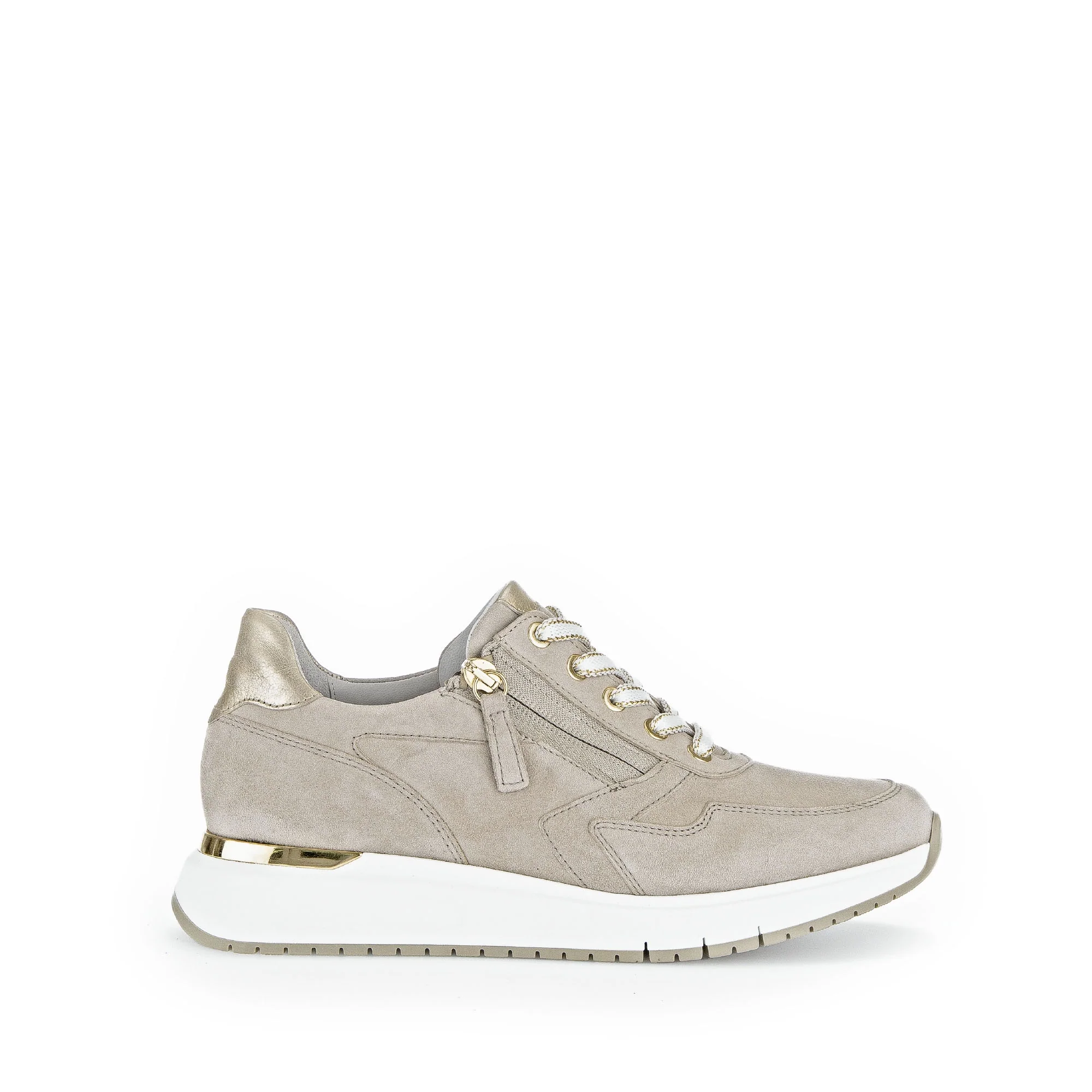 Sneakers sables en suède