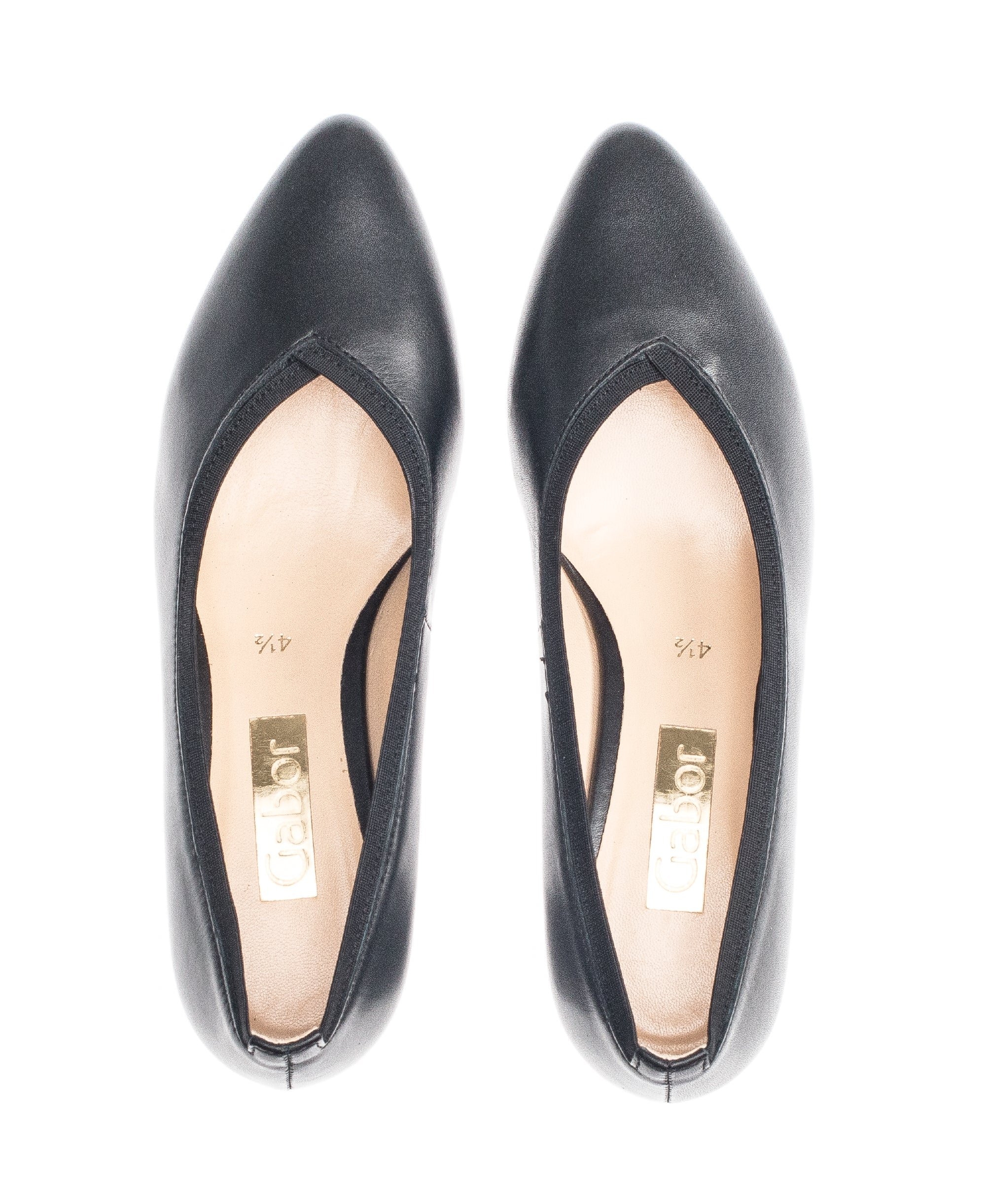 Trotteurs noirs en cuir - Image 4