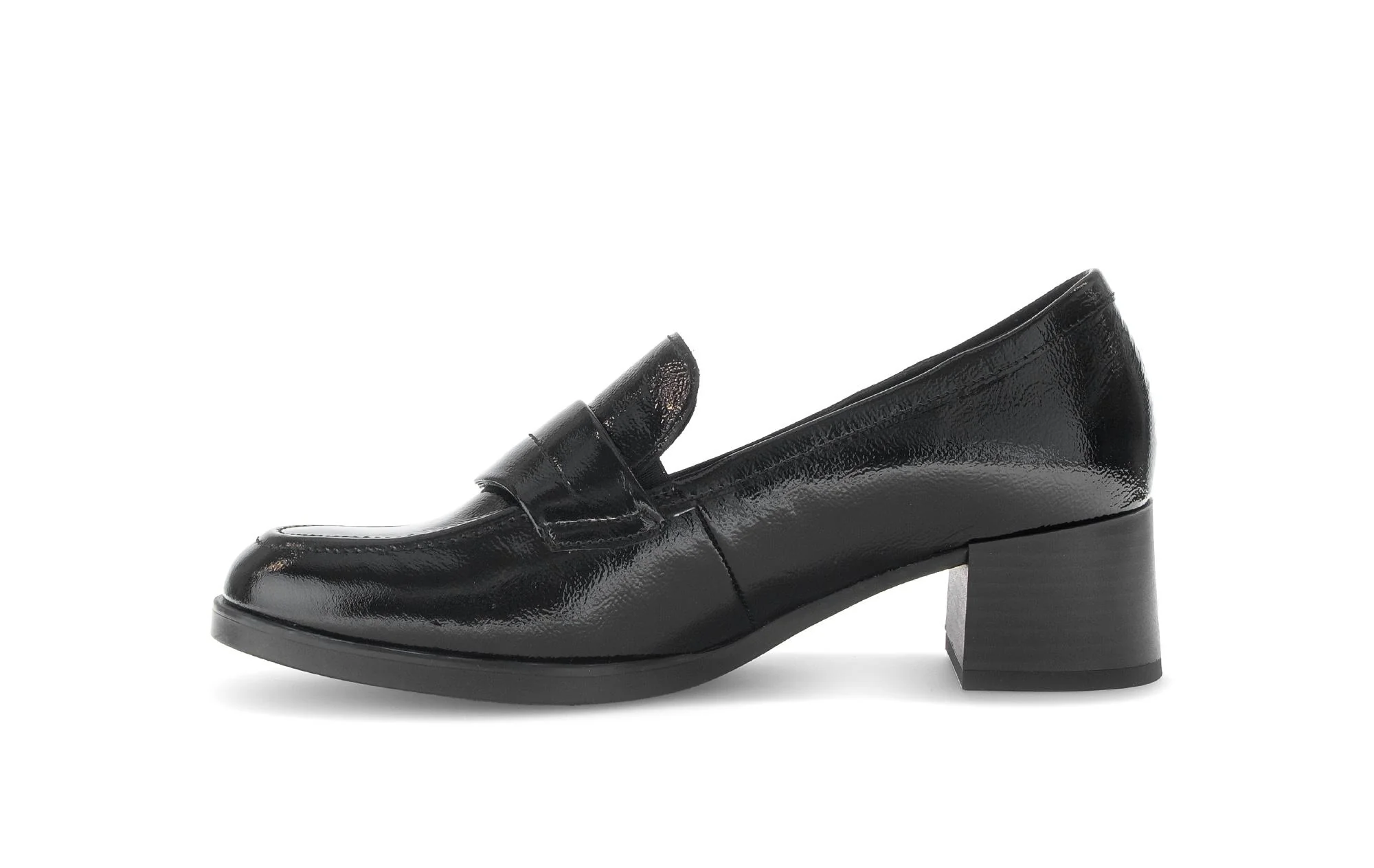 Trotteurs noirs en cuir vernis - Image 2