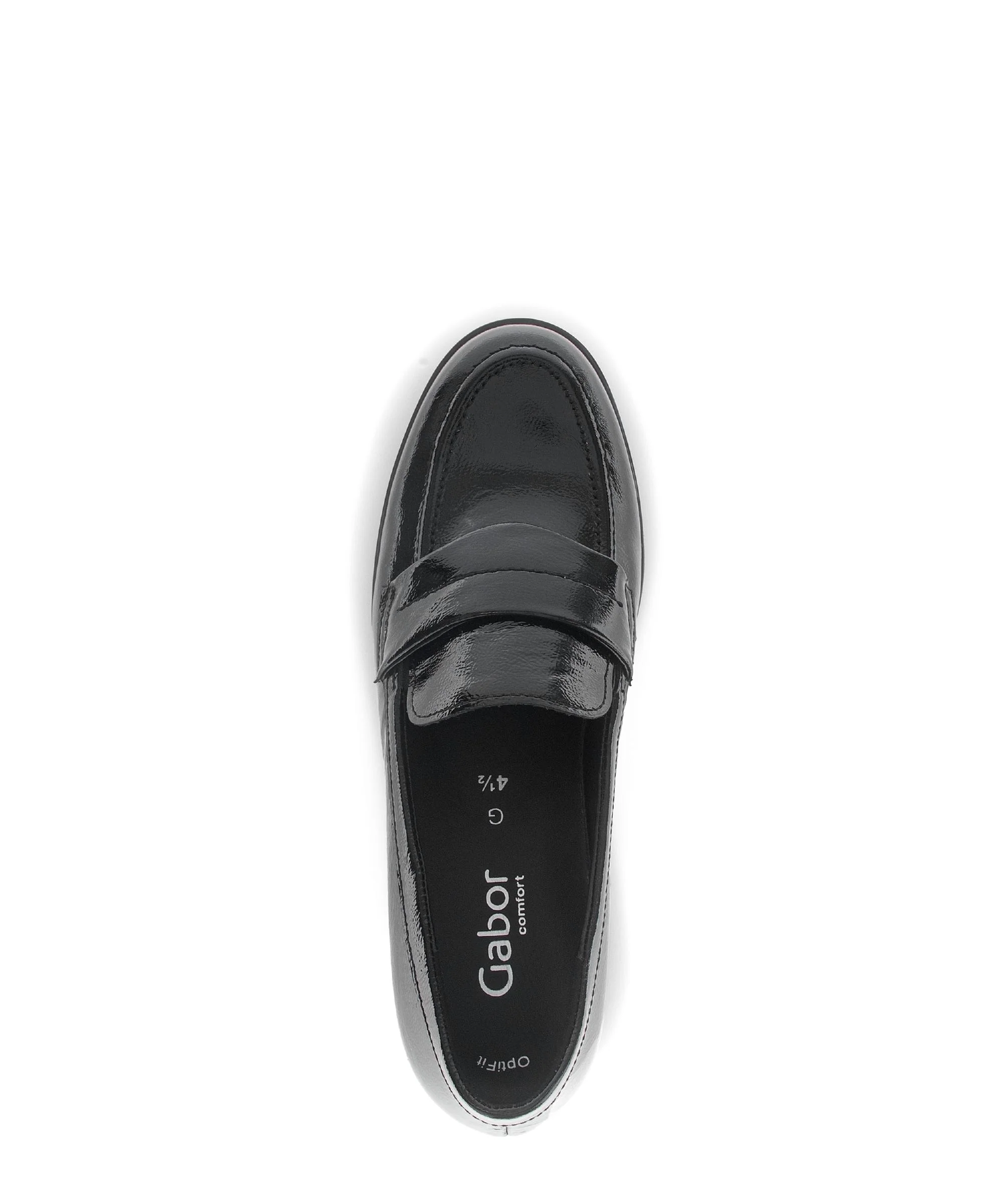 Trotteurs noirs en cuir vernis - Image 3