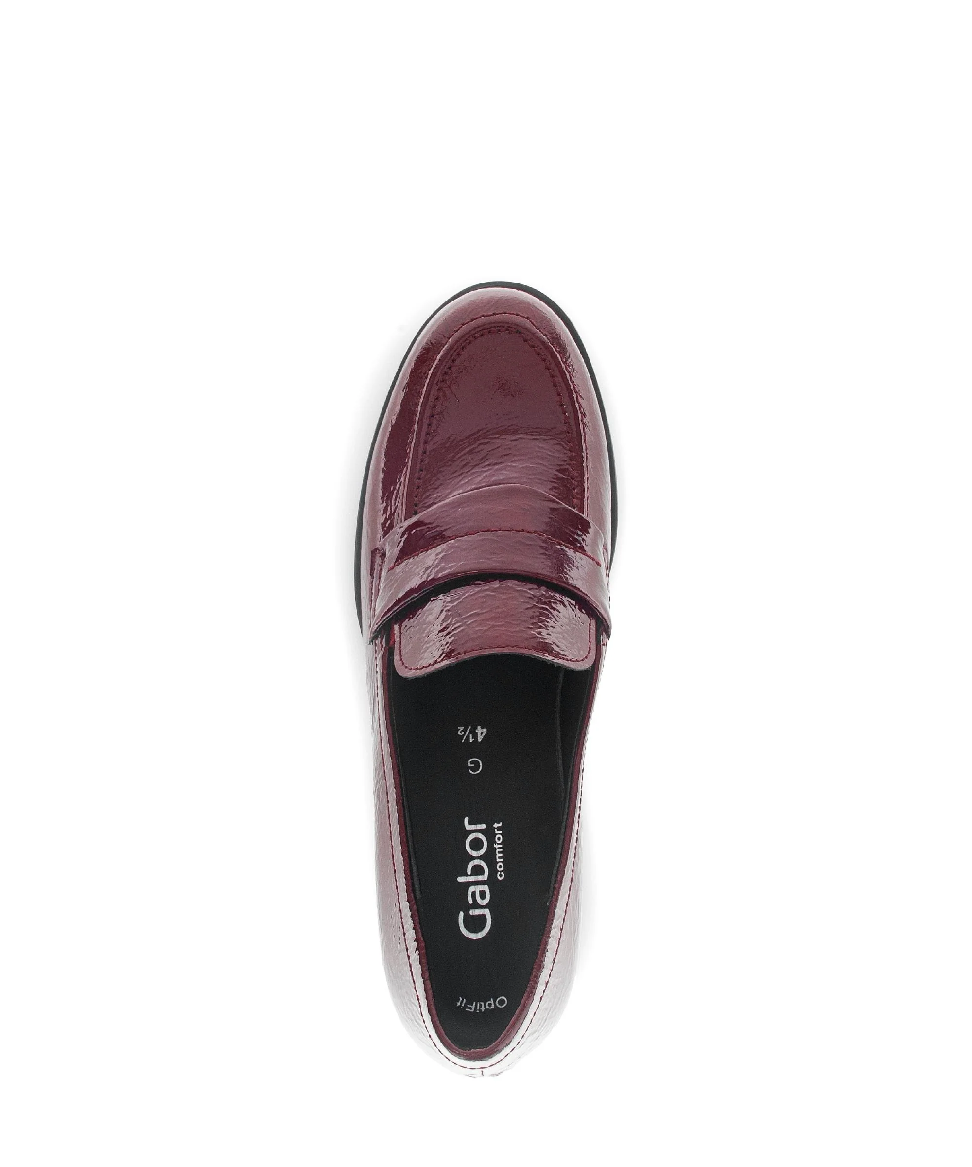 Trotteurs rouges en cuir vernis - Image 3